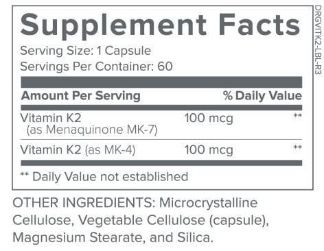 Essential K2 Ingredients